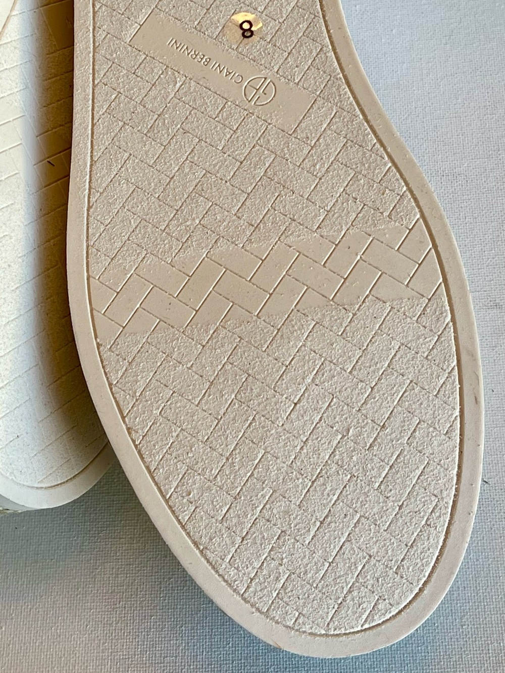 NIB GIANI BERNINI MEMORY FOAM SLIP ON ESPADRILLES WHITE WOMENS SIZE 8 - Picture 17 of 17